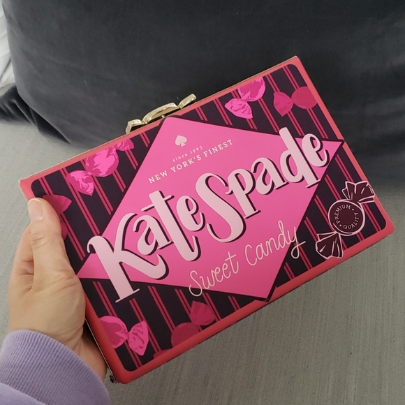 🍬Kate spade candy shop candy wrapper clutch Novelty - Picture 3 of 7